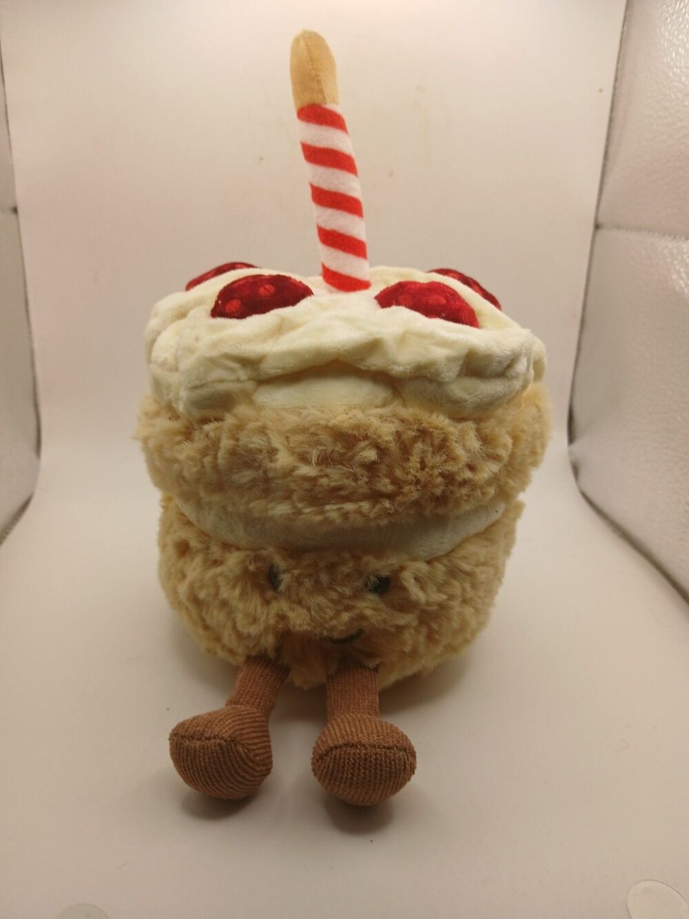 Jellycat Amuseables Birthday Cake No Tags Boy Girl Strawberry Candle